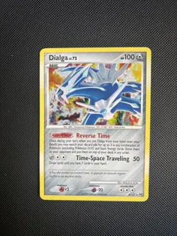 Pokemon Card Platinum Dialga LV.72 5/127 Holo TCG - Image 1