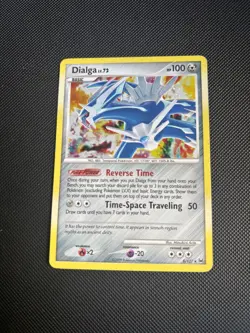 Pokemon Card Platinum Dialga LV.72 5/127 Holo TCG - Image 2