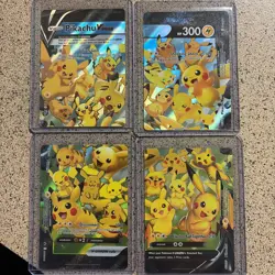 Pikachu V‑Union Complete Set - 4 Cards - Black Star Promo - Image 1