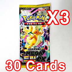 3+3 PACKS MEGA Evolution Inferno X DREAM EX Pokemon Card Booster SEALED KOREAN - Image 3