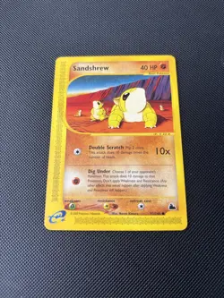 Pokemon Card Skyridge Sandshrew 92/144 E Series Pokemon TCG - Image 2