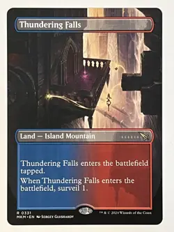 Thundering Falls (Borderless) Murders at Karlov Manor Non-Foil MTG NM - Image 1