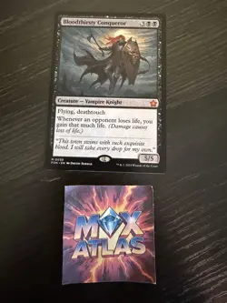 Magic the Gathering - Foundations - Bloodthirsty Conqueror - 0058 - PACK FRESH - Image 1