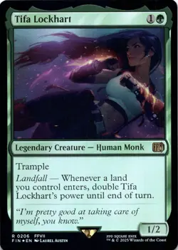 Tifa Lockhart FOIL Final Fantasy Magic MTG NM - Image 1