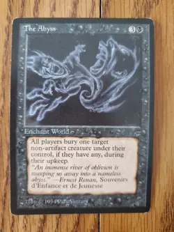 Magic The Gathering THE ABYSS LEGENDS Edition (1994) Read and See Photos - Image 1