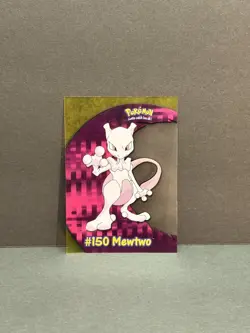 Pokemon #150 Mewtwo - Clear Card PC5 | Topps Pokemon | Lightly Played (LP) - Image 1