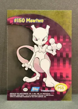 Pokemon #150 Mewtwo - Clear Card PC5 | Topps Pokemon | Lightly Played (LP) - Image 4