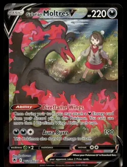 Pokemon TCG Galarian Moltres V Astral Radiance TG20/TG30 NM - Image 1