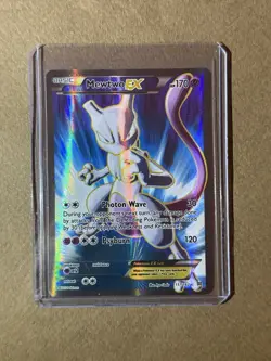 Pokemon TCG Mewtwo EX Full Art Ultra Rare Card Breakthrough 157/162 (Near Mint) - Image 1