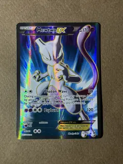 Pokemon TCG Mewtwo EX Full Art Ultra Rare Card Breakthrough 157/162 (Near Mint) - Image 2