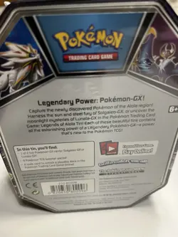 Pokemon TCG Tin- Lunala GX Factory Sealed - Image 5