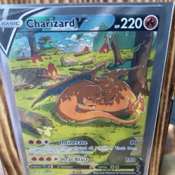 Pokemon TCG Charizard v SWSH260 Sword & Shield Promo Card Near Mint Condition - Image 4