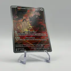 Pokemon TCG Team Rocket's Meowth - 203/182 - SV10: Destined Rivals (DRI) - Image 1