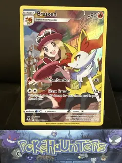 Pokemon Card Braixen TG01/TG30 Trainer Gallery Rare Silver Tempest NM - Image 1