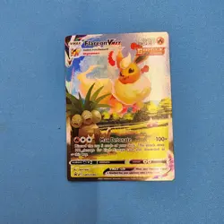 Pokemon TCG Flareon VMAX SWSH180 Promo Full Art Holo NM - Image 1