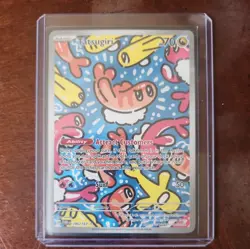 Pokemon TCG Tatsugiri 186/167 Twilight Masquerade Illustration NM - Image 1