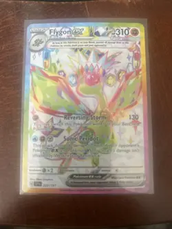 Flygon Ex Full Art Pokemon Surging Sparks #222 Near Mint - Image 1