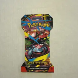 Pokemon TCG Mega Evolution Sleeved Booster (1 Random) (ME01) - New Sealed - Image 1