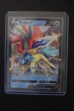 Keldeo V 053/202 Sword & Shield Base Set Ultra Rare Holo Pokemon 2020 PACK FRESH - Image 1