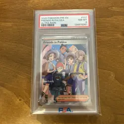 2025 FRIENDS IN PALDEA #137 POKEMON EN PRISMATIC EVOLUTIONS ULTRA RARE PSA9 - Image 1