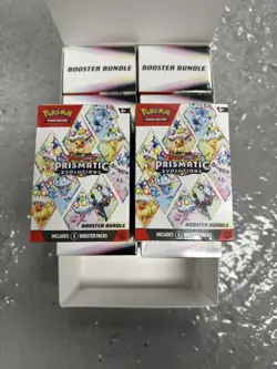 Pokemon TCG Prismatic Evolutions Booster Bundle x10 Unsealed - Image 2