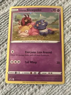 Galarian Slowpoke SWSH126 Half Swirl Pokemon Black Star Promo - Image 1