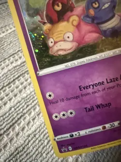 Galarian Slowpoke SWSH126 Half Swirl Pokemon Black Star Promo - Image 3