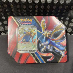 Pokemon TCG Galar Zacian V Tin (5 Pack Total) NEW Sealed - Image 1