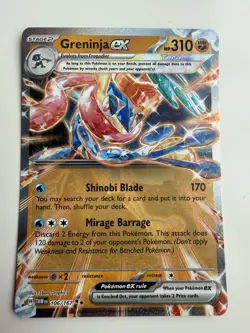 Greninja ex 106/167 Sv06: Twilight Masquerade Holo Pokemon TCG NM - Image 1