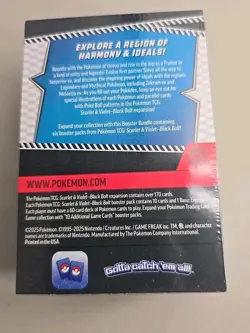 Pokemon TCG Scarlet & Violet - BLACK BOLT booster bundle FACTORY SEALED 6 packs - Image 2