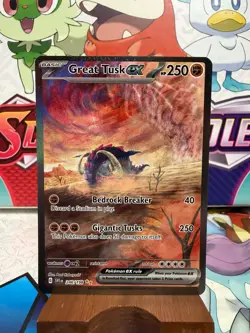 Great Tusk ex 246/198 SIT Alt Art - Scarlet & Violet - Pokemon TCG - SHIPS FAST - Image 1