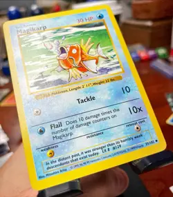 NM/VLP 🔥 SHADOWLESS Magikarp 035/102 Base Set Regular Pokemon TCG WoTC - Image 4