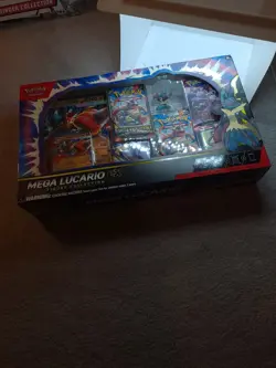 Pokemon TCG Mega Lucario Ex Premium Figure Collection - Brand New And Sealed! - Image 1