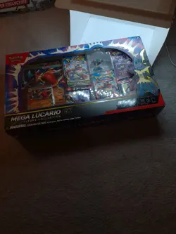 Pokemon TCG Mega Lucario Ex Premium Figure Collection - Brand New And Sealed! - Image 2