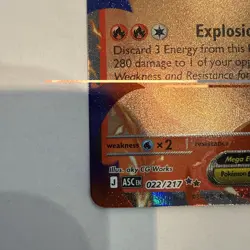 Pokemon Mega Charizard Y Ex Mega Evolutions- Ascended Heros 022/217 NM - Image 5