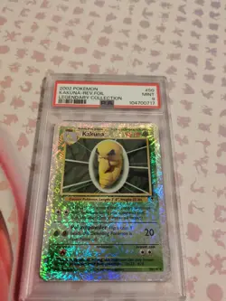 2002 POKEMON LEGENDARY COLLECTION #50 KAKUNA-REVERSE FOIL PSA 9 - Image 1