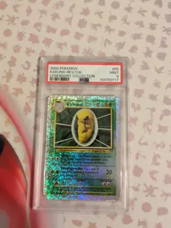 2002 POKEMON LEGENDARY COLLECTION #50 KAKUNA-REVERSE FOIL PSA 9 - Image 3