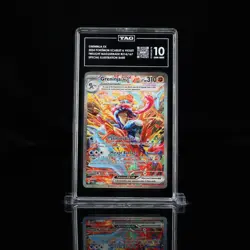 Pokemon 2024 Greninja ex 214/167 SIR Twilight Masquerade GEM MINT TAG 10 - Image 1