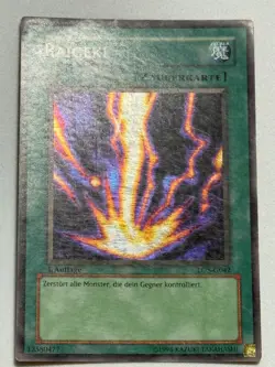 Yu-Gi-Oh! Raigeki LOB-G042 1. Auflage Super Rare Deutsch - Image 3