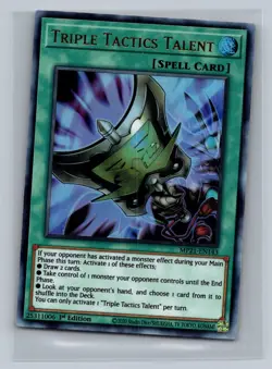 2021 Tin of Ancient Battles #MP21-EN143 Triple Tactics Talent - Image 1