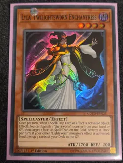 1 x Lyla, Twilightsworn Enchantress - COTD-EN025 - Super Rare - 1st Ed - Image 1