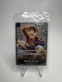 One Piece Monkey.D.Luffy P-075 English Promo Tin Set - Sealed - Image 1
