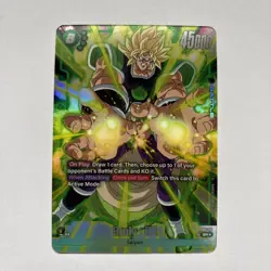 Broly:BR Starter Deck 3 Alternate Art SR Foil Card Dragon Ball Super ccg - Image 1