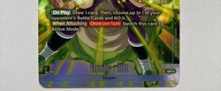 Broly:BR Starter Deck 3 Alternate Art SR Foil Card Dragon Ball Super ccg - Image 3