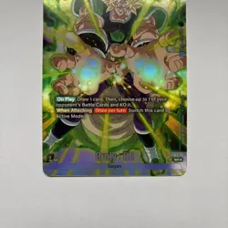 Broly:BR Starter Deck 3 Alternate Art SR Foil Card Dragon Ball Super ccg - Image 4