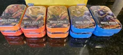 🔥🔥One Piece Card Game Mini-Tin Pack 2 Sets Vol.2 New Sealed. Lot of 10🔥🔥 - Image 2