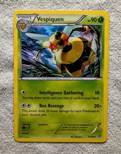 Vespiquen 10/98 XY Ancient Origins Kawayoo Pokemon Card LP+ - Image 1