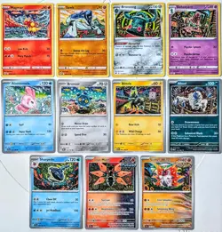 Shinji Kanda Pokemon Card Art Illustrator Lot Of 11 - Image 1