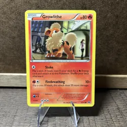 Pokemon Next Destinies Common Card - Growlithe 10/99 - Image 1