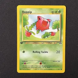 Hoppip 55/75 1st Edition Neo Discovery Pokemon Card - Image 2